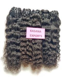 100% Extensiones de cabello humano virgen indio natural Proveedor Cutícula alineada Procesamiento químico Ninguno Estilo de onda Paquete al por mayor - Product Image 4