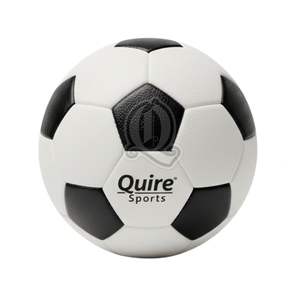 Balón de fútbol blanco y negro clásico al por mayor, fútbol de entrenamiento cosido de cuero PU duradero para jóvenes y adultos - Product Image 2