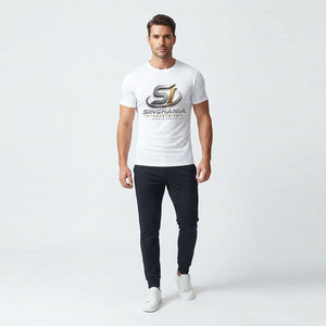Camisetas de Hombre de Corte Regular con Estampado Duradero, Tejido de Poliéster/Algodón Ecológico, Secado Rápido, Transpirable, Costuras Premium - Product Image 1