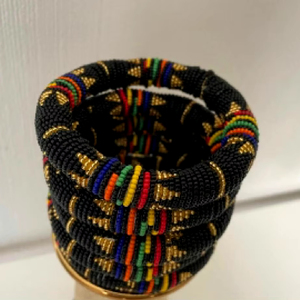 Bracelet tressé réglable en perles Miyuki fait main de style bohème, bracelet en perles de graines - Product Image 5