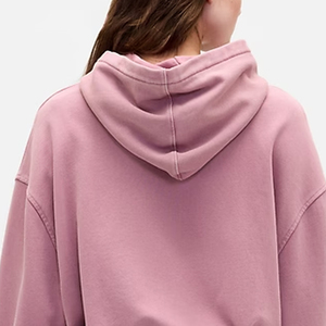 Sudadera con Capucha para Mujer, Mangas Largas, Diseño Recortado con Logotipo Personalizado para Compradores al por Mayor, Bolsillos Tipo Canguro, Diseño Económico con Capucha - Product Image 5