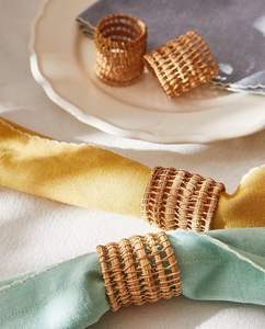 Wholesale <b>Cheap</b> Price Rhinestone Bling Napkin <b>Ring</b> Rattan Napkin Buckle for <b>Wedding</b> Place Setting Serviette Decor - Product Image 3