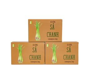 Jabón de hierbas de hierba de limón cúrcuma natural, jabón corporal de baño orgánico hecho a mano, proveedor mayorista de Vietnam - Product Image 4