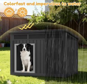 La Mejor Casa para Perros Grandes, Resistente a la Intemperie, con Techo Desmontable, Apta para Perros Pequeños/Grandes (42.8" L x 33" W x 31.5" H) - Product Image 1