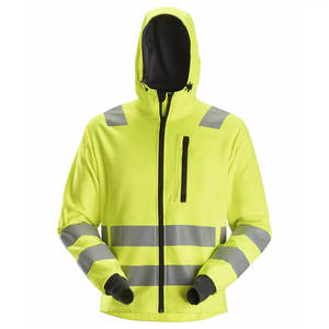 Sudaderas con capucha con cremallera de seguridad reflectante de alta calidad, ropa de trabajo, chaquetas con capucha y cremallera, sudaderas con capucha de seguridad de manga larga para hombres - Product Image 1