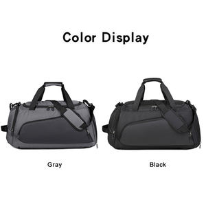 Venta caliente logotipo personalizado impermeable deportes al aire libre bolsa de lona multifuncional hombres y mujeres Fitness mochila de viaje - Product Image 2