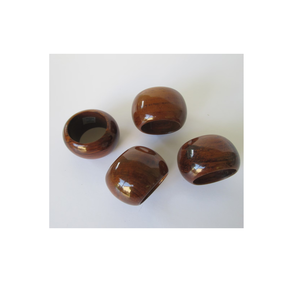 Anneau de serviette en bois anneaux de serviette de fête de mariage accessoires de Table à manger décoratifs 1 Pc/sac d'opp pour Offre Spéciale - Product Image 1