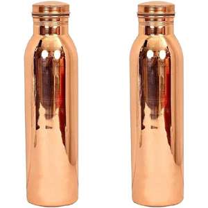 Handcrafted Pure <b>Copper</b> Water <b>Bottle</b> Health Boosting Ayurveda Benefits Leak Proof Travel Friendly Metal <b>Copper</b> <b>Bottle</b> - Product Image 5