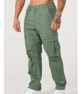 Pantalon de randonnée cargo pour homme, coupe slim, couleur unie, fabrication professionnelle, léger, entièrement personnalisable (OEM) - Product Image 4