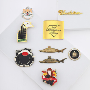 Customized <b>Metal</b> Badge Zinc Alloy Die-Cast Enamel Paint Stainless Steel Epoxy <b>Pin</b> Brooch - Product Image 1