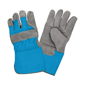 Gran oferta 2025, mayoristas, guantes de trabajo de cuero con protección para las manos, guantes de cuero Antipiel cortados de vaca de seguridad para hombres - Product Image 1