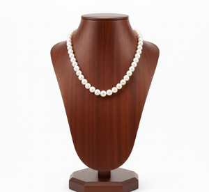 สร้อยคอไข่มุกน้ำจืดแท้คุณภาพสูง งานฝีมือประณีต หลากหลายขนาดและรูปทรง ดีไซน์คลาสสิก พร้อมสายลูกปัด ผลิตโดยผู้ผลิตอื่น - Product Image 4
