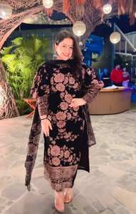 Venta caliente totalmente cosido Salwar Kameez Top-Dupatta para mujeres ropa de fiesta india y pakistaní de Surat - Product Image 2