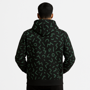 Sudadera con Capucha de Forro Polar 100% Algodón para Hombre, Gruesa y Holgada, Transpirable, con Capucha y Diseño Sólido - Product Image 3