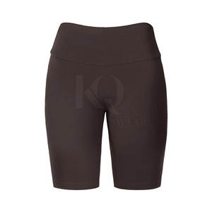 Shorts de Ciclismo de Cintura Alta Premium, Elásticos, Transpirables, Cómodos, de Tela Suave, Perfectos para Entrenamiento de Yoga - Product Image 1