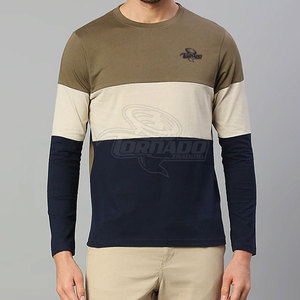 เสื้อยืดแขนยาวผ้าฝ้าย 100% ระบายอากาศ แห้งเร็ว พิมพ์ลายเรียบ ทรงปกติ คุณภาพดีที่สุด ออกแบบตามสั่ง ดีไซน์ยอดนิยมสำหรับผู้ชาย - Product Image 5