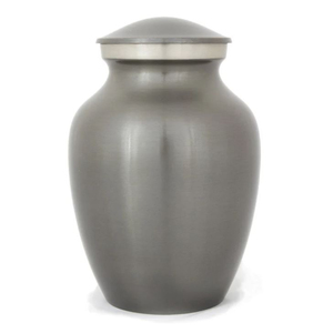 Fantastic Design Funeral Keepsake Eco-Friendly Cremation Urns Gray Metal Cremation Urns For Women And Man In Reasonable Price - Product Image 1