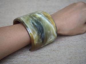 Buffalo Horn Natural Bangles <b>Bracelet</b> Crafting Buffalo Horn Hand Jewelry - Product Image 1