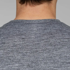 T-shirt professionnel en gros 100% coton pour hommes personnalisé avec logo de la marque grande taille surdimensionné coupe ajustée style décontracté uni - Product Image 5