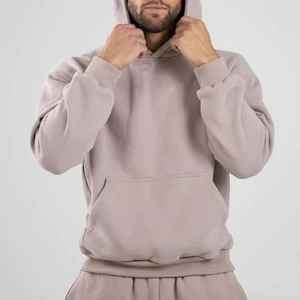 OEM Sweats à capuche unisexe de haute qualité logo personnalisé brodé automne hiver tissu tricoté bon prix pour les femmes à capuche col avant - Product Image 4