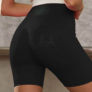 Pantalones cortos de Yoga de levantamiento de cadera con diseño de logotipo personalizado Pantalones cortos de Yoga de levantamiento de cadera de buena calidad - Product Image 5