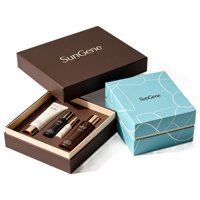 Boîte cadeau carrée magnétique personnalisée avec logo OEM, matériaux recyclés écologiques, revêtement UV, lamination mate, carton