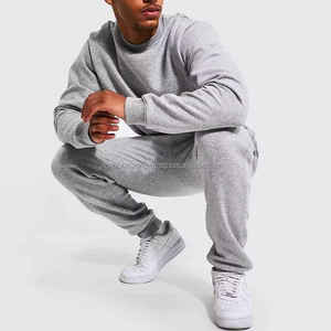 Precio razonable Venta superior Moda de invierno Nuevo diseño Alta calidad Hecho en fábrica Hombres Use 2 piezas Conjunto de chándal - Product Image 3