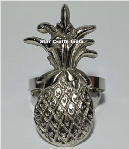 Nuevo diseño de decoración de mesa, servilletero de forma personalizada, servilletero metálico moderno dorado de piña, comedor, Hotel, restaurantes - Product Image 4