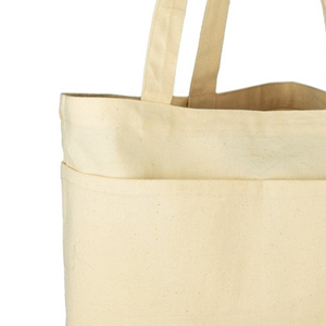 Wholesale Custom Logo Eco-friendly Folding Canvas Tote <b>Bag</b> <b>with</b> <b>Zipper</b> Closure Stylish <b>Beach</b> & Shoulder <b>Bag</b> for Women - Product Image 2