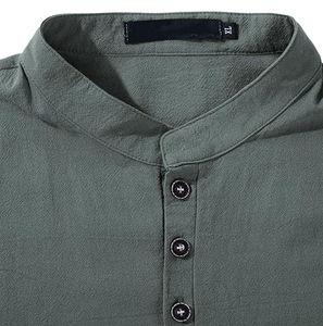 Thobes Omani pour hommes de haute qualité, en coton respirant, personnalisé, style islamique premium, pour le Ramadan, le Hajj et l'Aïd, col montant, broderie aux chevilles, longueur longue, 2025 - Product Image 5