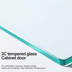 Vitrine Moderne en Métal Noir et Verre avec Éclairage LED pour Vins et Spiritueux, Meuble de Rangement à 5 Niveaux, Écologique, pour Hôtel et Salon - Product Image 5