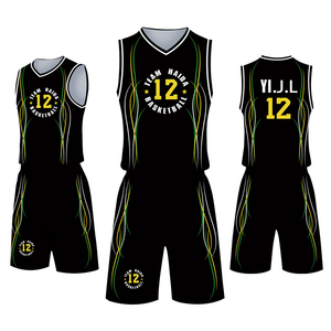Ensemble de vêtements de basketball haute performance, maillot à séchage rapide, short respirant, taille plus, imprimé été, lavé - Product Image 1