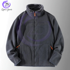Best Supplier Good Quality Make Own Product <b>Sherpa</b> Fleece <b>Jacket</b> For Streetwear Top Stylish Custom Fleece <b>Jacket</b> For <b>Men</b> Wear - Product Image 1