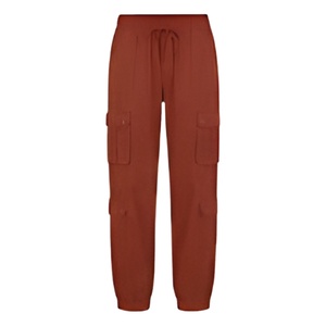 Pantalones de Trabajo Casuales para Mujer, Cierre con Cordón, Transpirables, de Secado Rápido, Lisos, de Lona 100% Algodón, Cintura Media, Corte Regular - Product Image 1