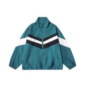 Veste en toile décontractée ample pour homme, nouveau modèle de haute qualité, pour le printemps et l'automne, couture fine et design assorti aux couleurs - Product Image 1