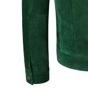La chaqueta de cuero para hombre más vendida, cuello levantado, varios colores para uso en exteriores, disponible para la venta - Product Image 5