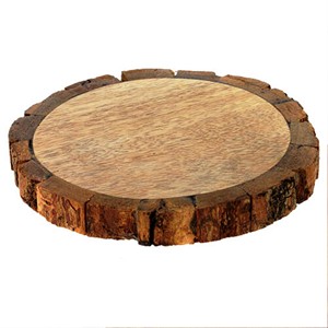 ถาดไม้รูปหัวใจทำจากไม้ผลิตภัณฑ์จากไม้มะม่วงพร้อมเปลือกต้นไม้ผลิตในอินเดีย - Product Image 5