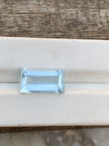 4.77กะรัตพลอยสีอะความารีนเจียระไนแบบยาวทรงสี่เหลี่ยมผืนผ้าพลอยเจียระไนเหลี่ยมเพชรพลอยหลวมสำหรับทำเครื่องประดับ - Product Image 6