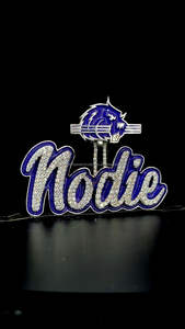 Top artisanat émail pendentifs 925 argent Sterling Moissanite lettre pendentif Design Unique pour délicat glacé Hip Hop bijoux - Product Image 3