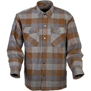 Camisa de franela transpirable para hombre, camisa protectora Completamente forrada, logotipo personalizado de alta calidad, camisa de trabajo de precio razonable de tamaño OEM - Product Image 6