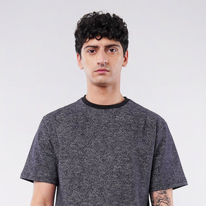 Camisetas OEM personalizadas de alta calidad para hombre, 100% algodón, manga corta, logotipo impreso, tela de estambre por sublimación, cuello personalizable - Product Image 5