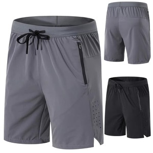 Pantalones Cortos Deportivos para Hombre, 100% Algodón, Transpirables, Ligeros, de Secado Rápido, para Gimnasio, Entrenamiento, Running, Fitness - Product Image 1