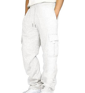 กางเกงผ้าฝ้าย100% ลำลองสำหรับผู้ชายกางเกงผ้าแคนวาสน้ำหนักเบามีบริการ OEM - Product Image 1