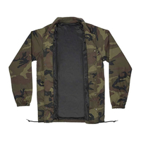 Vestes d'entraîneur sportives d'hiver pour hommes en velours côtelé, polyester/nylon, imperméables, avec logo personnalisé sur le devant et nom de marque sur mesure, vente en gros
