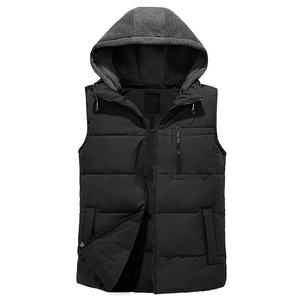 Vente chaude de haute qualité hommes mode doudoune hiver léger sans manches rembourré bonne qualité 100% Polyester - Product Image 6