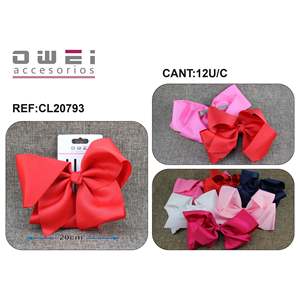 Handmade Christmas Sweet Style <b>Hair</b> Clips <b>for</b> Girls 5cm BOW CLIP 12u/c Satin <b>Ribbon</b> Fabric Polyester Material Pretty Handmade - Product Image 1