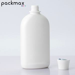 28 cou 500ml HDPE bouteille en plastique shampooing état soin des cheveux bouteille distributeur bouchon rond épaule plat bouteille - Product Image 3