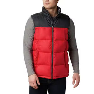 Hot <b>Sale</b> Fashion Sleeveless Men Padded Down <b>Coat</b> Puffer Vest High Quality Warm Thick Down Puffer Vest - Product Image 1