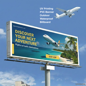 Panneau publicitaire extérieur personnalisé |   Affiche publicitaire grand format imprimée en UV |   Bannière publicitaire Hiflex - Product Image 4