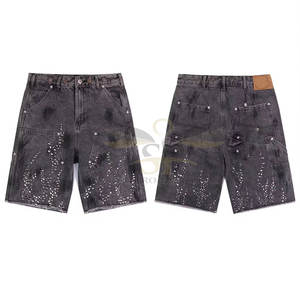 Concevez votre propre logo Short en strass Short en strass respirant à séchage rapide Short en strass le plus vendu - Product Image 1